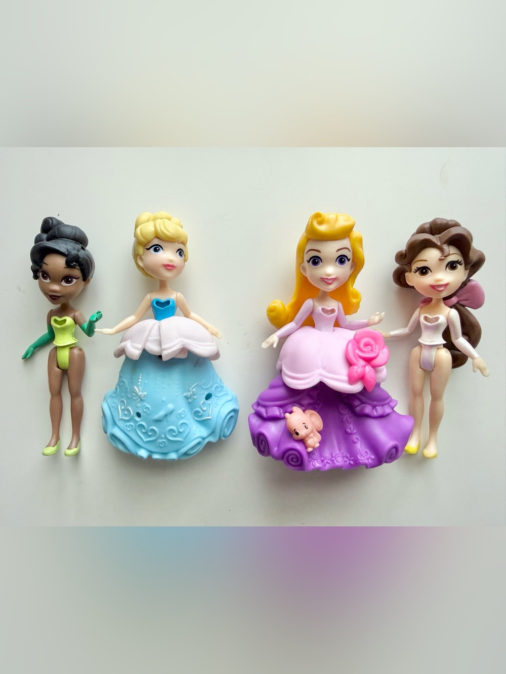 Princess Figurine Set - with two removable dresses